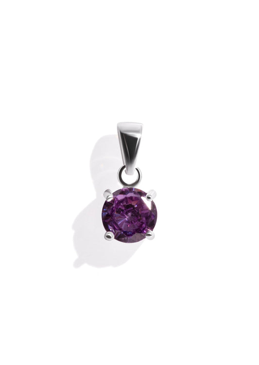 The Grande Fête Amethyst Silver Pendant - Molten Store