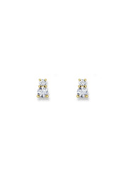 The Harmonic 14ct Gold Vermeil Stud Earrings - Molten Store