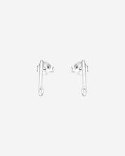 The Harmony Sterling Silver Curved Drop Earrings - Molten Store