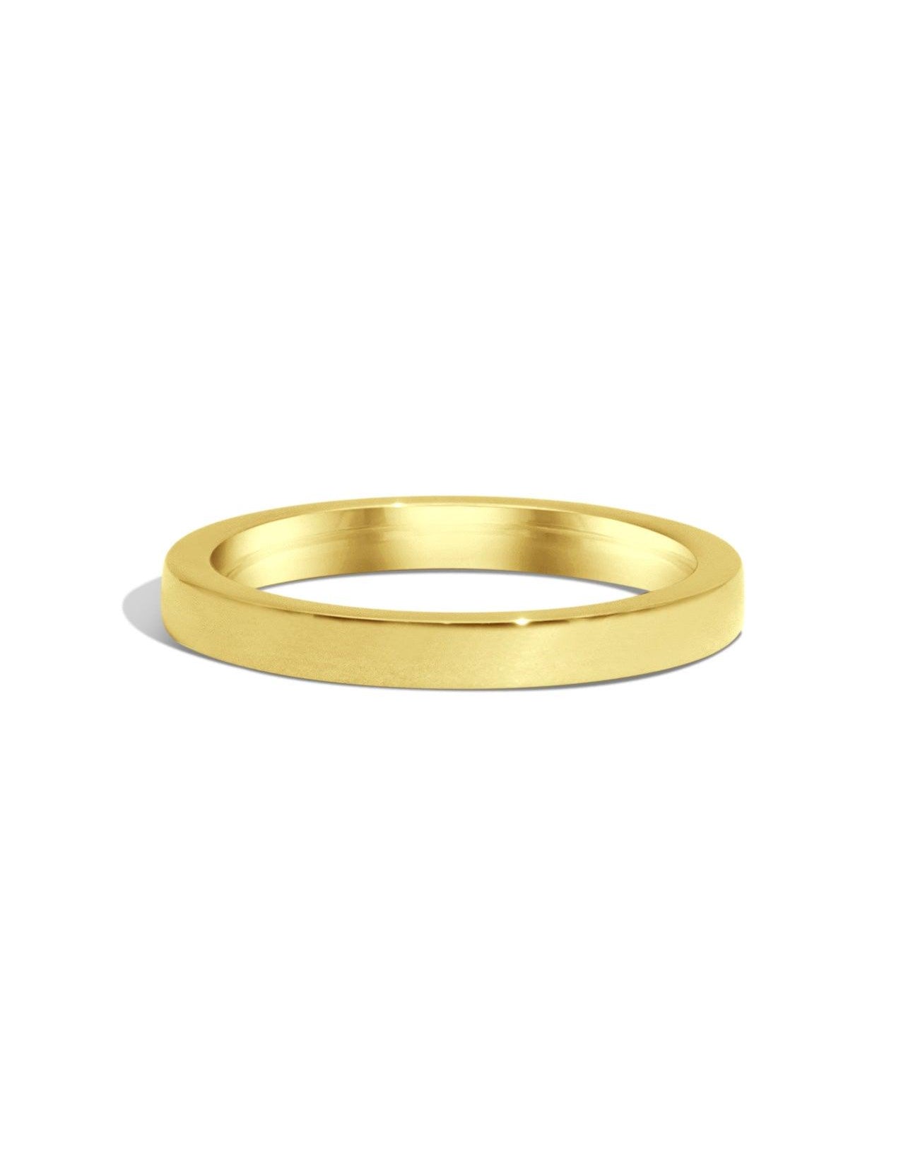 The Helm 9ct Yellow Gold Band - Molten Store