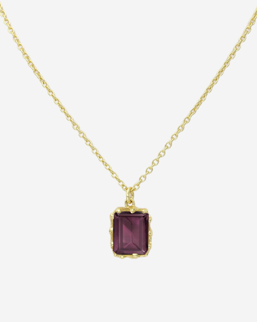 The Hera Rhodolite 18ct Gold Vermeil Necklace - Molten Store