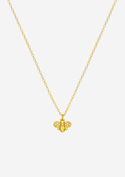 The Honey Bee 14ct Gold Vermeil Pendant Necklace - Molten Store