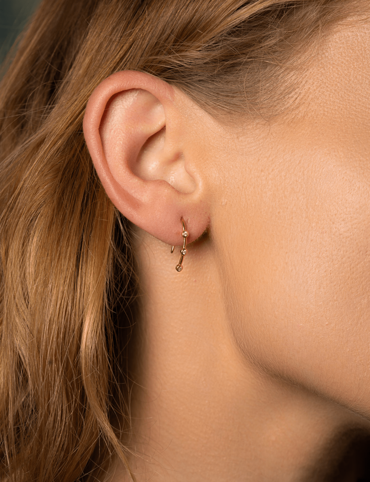 The Icicle 14ct Gold Vermeil Hook Earrings - Molten Store