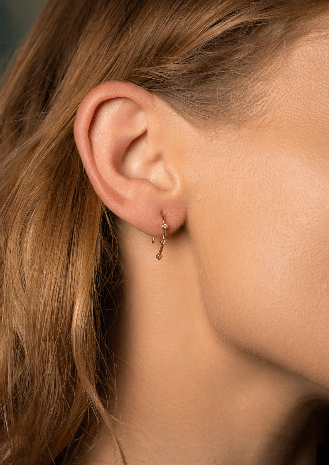 The Icicle 14ct Gold Vermeil Hook Earrings - Molten Store