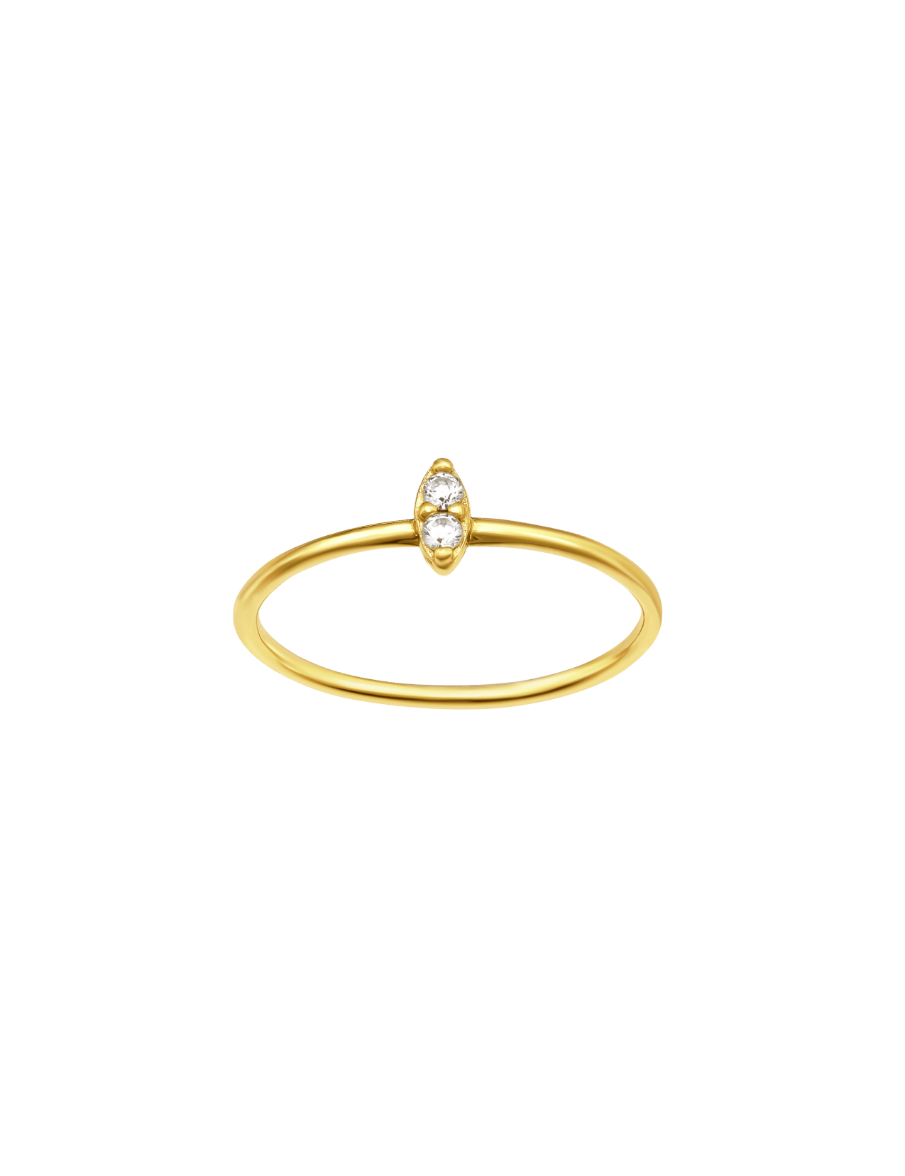 The Illusion 14ct Gold Vermeil Ring - Molten Store