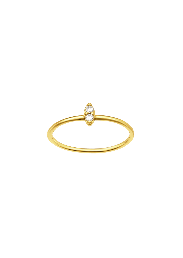 The Illusion 14ct Gold Vermeil Ring - Molten Store