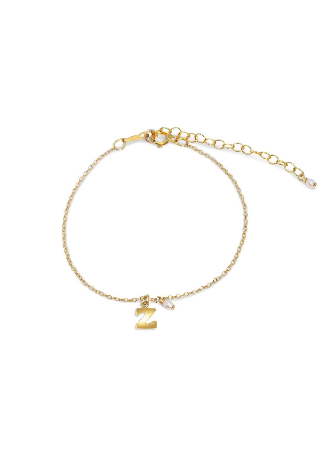 The Initial 14ct Gold Filled Charm Bracelet - Molten Store