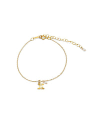 The Initial 14ct Gold Filled Charm Bracelet - Molten Store