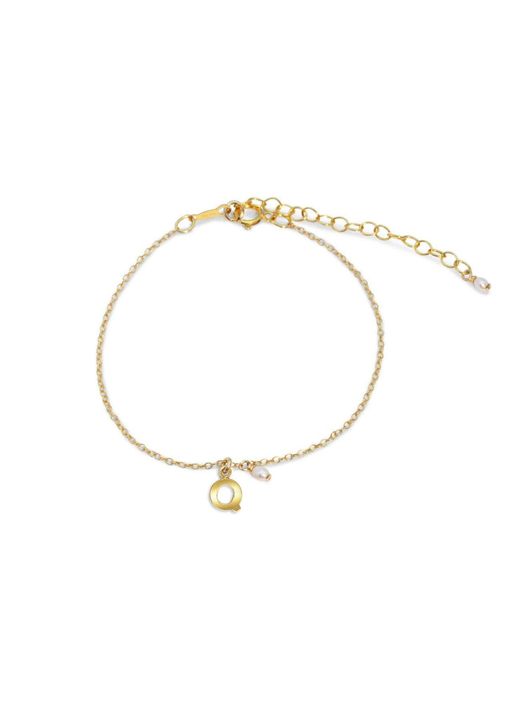 The Initial 14ct Gold Filled Charm Bracelet - Molten Store