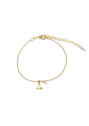 The Initial 14ct Gold Filled Charm Bracelet - Molten Store