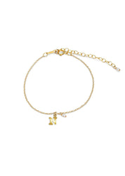 The Initial 14ct Gold Filled Charm Bracelet - Molten Store