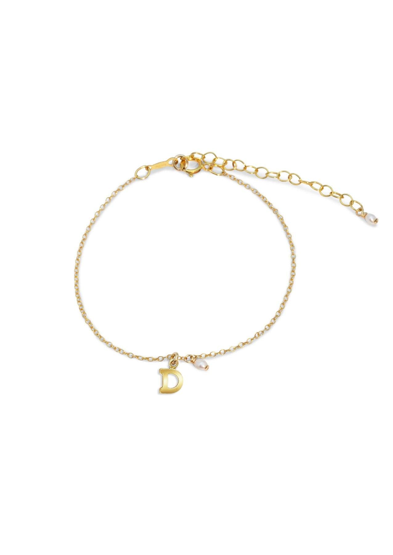 The Initial 14ct Gold Filled Charm Bracelet - Molten Store