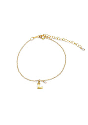 The Initial 14ct Gold Filled Charm Bracelet - Molten Store