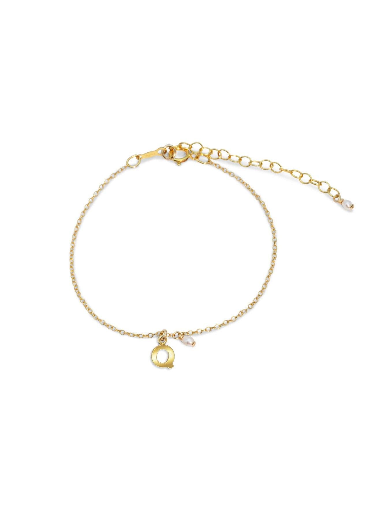 The Initial 14ct Gold Filled Charm Bracelet - Molten Store