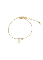 The Initial 14ct Gold Filled Charm Bracelet - Molten Store