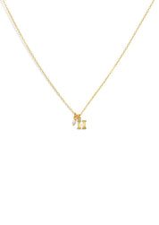 The Initial 14ct Gold Filled Charm Necklace - Molten Store