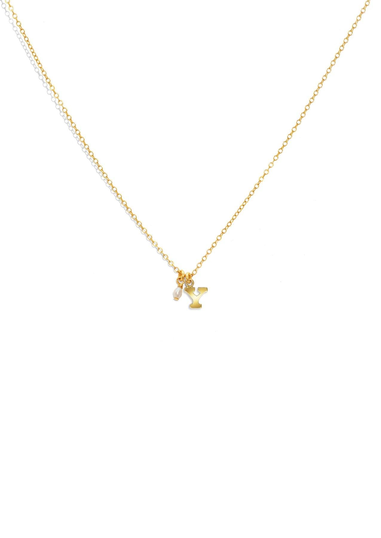 The Initial 14ct Gold Filled Charm Necklace - Molten Store