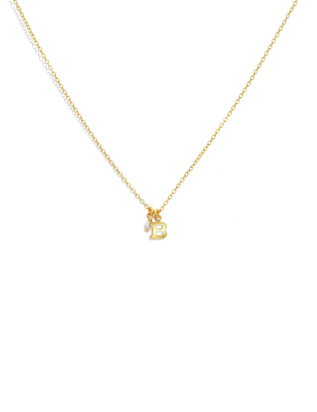 The Initial 14ct Gold Filled Charm Necklace - Molten Store