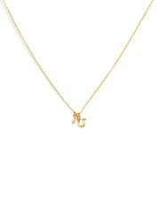 The Initial 14ct Gold Filled Charm Necklace - Molten Store