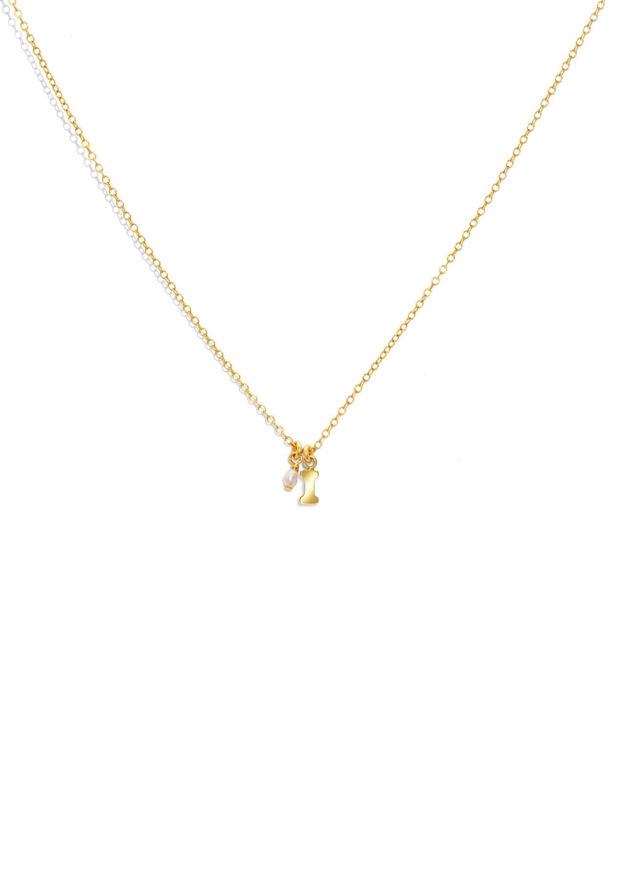 The Initial 14ct Gold Filled Charm Necklace - Molten Store