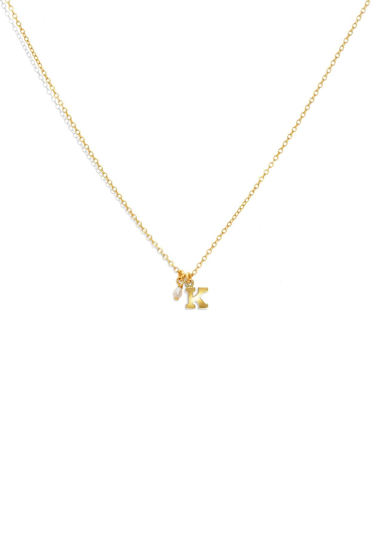 The Initial 14ct Gold Filled Charm Necklace - Molten Store