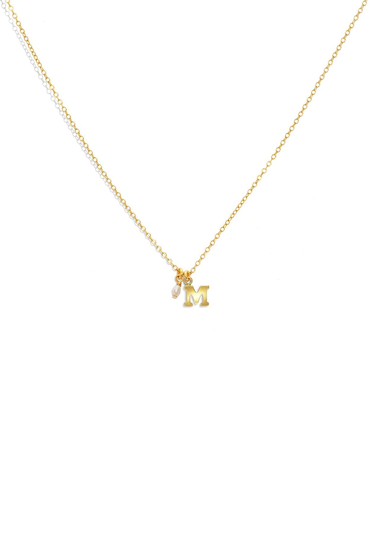 The Initial 14ct Gold Filled Charm Necklace - Molten Store