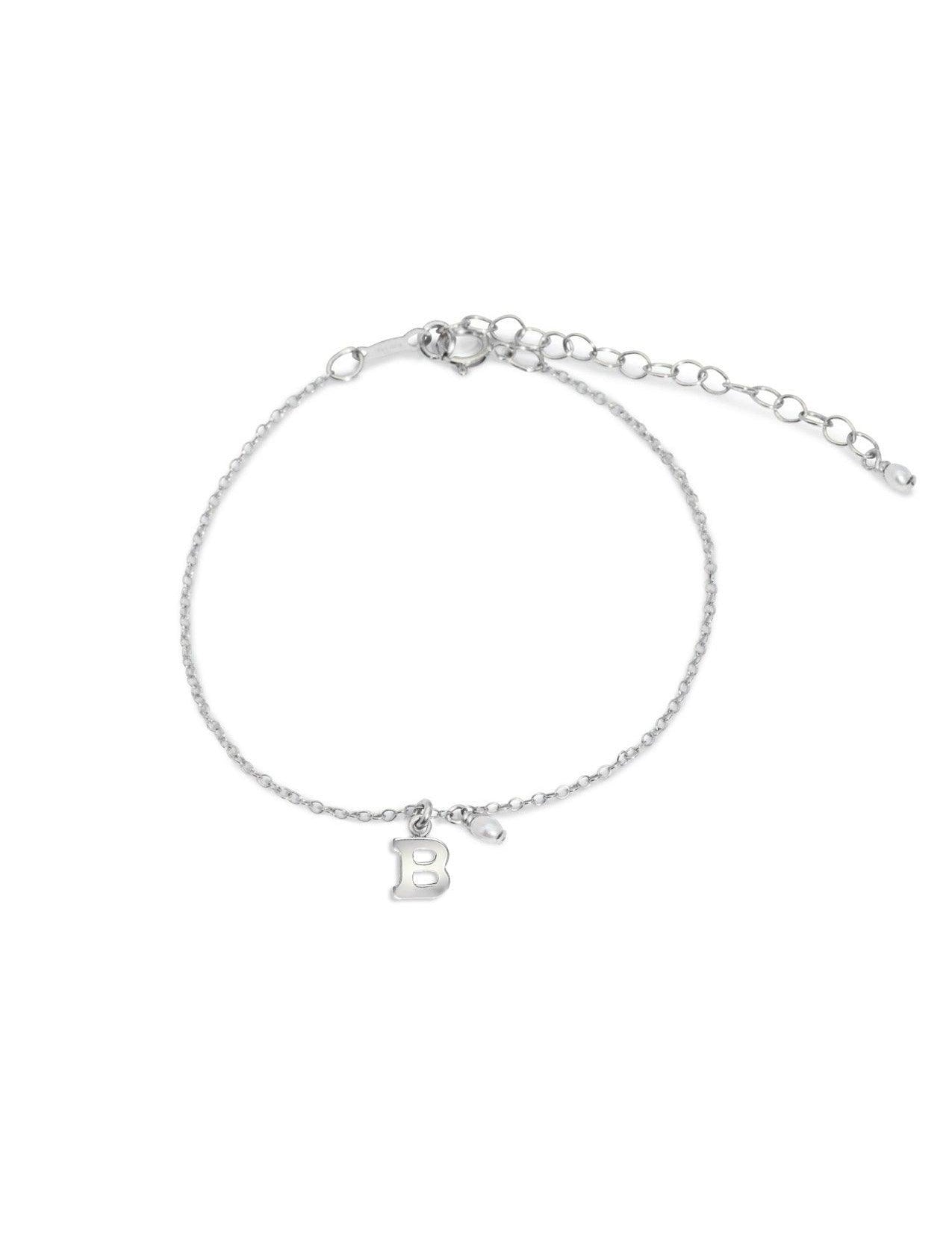 The Initial Silver Charm Bracelet - Molten Store