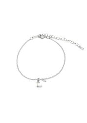 The Initial Silver Charm Bracelet - Molten Store