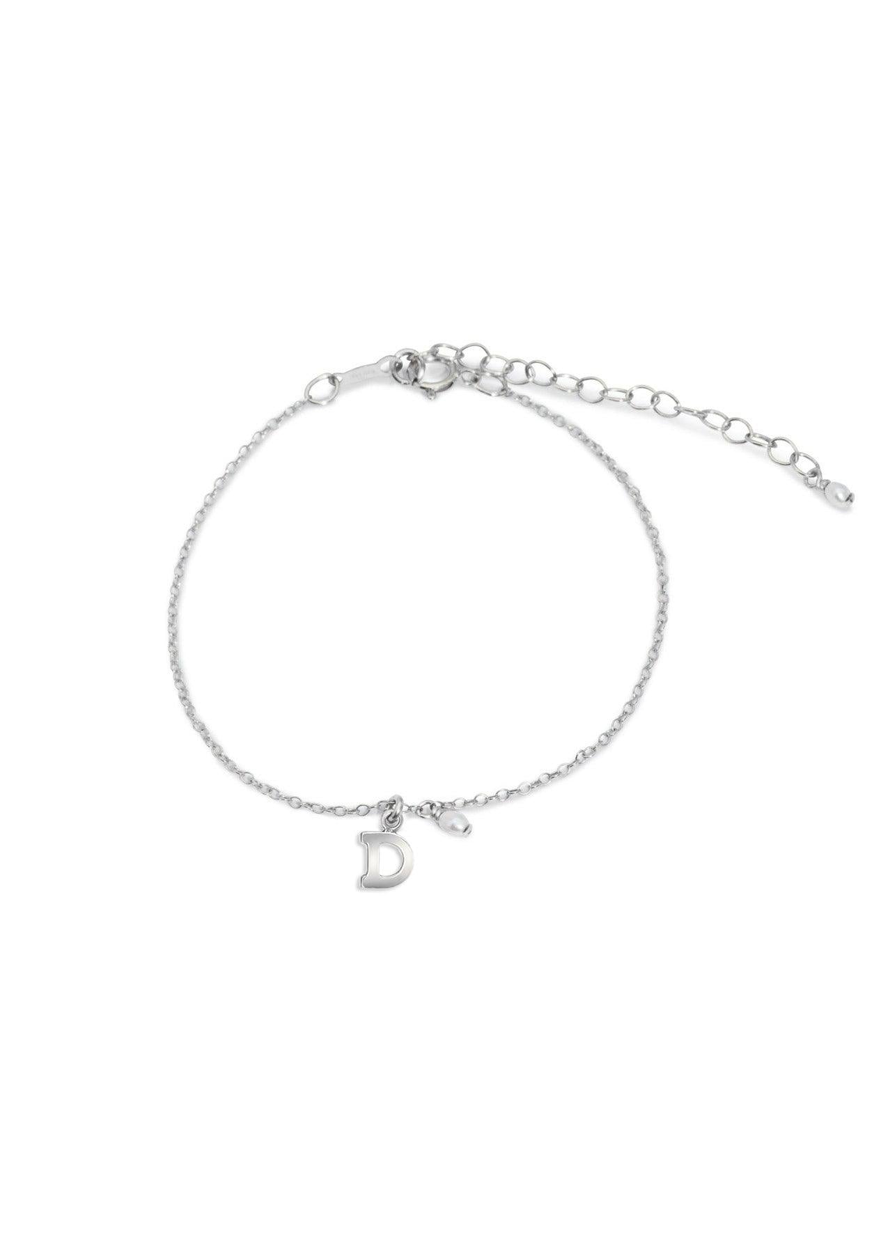 The Initial Silver Charm Bracelet - Molten Store