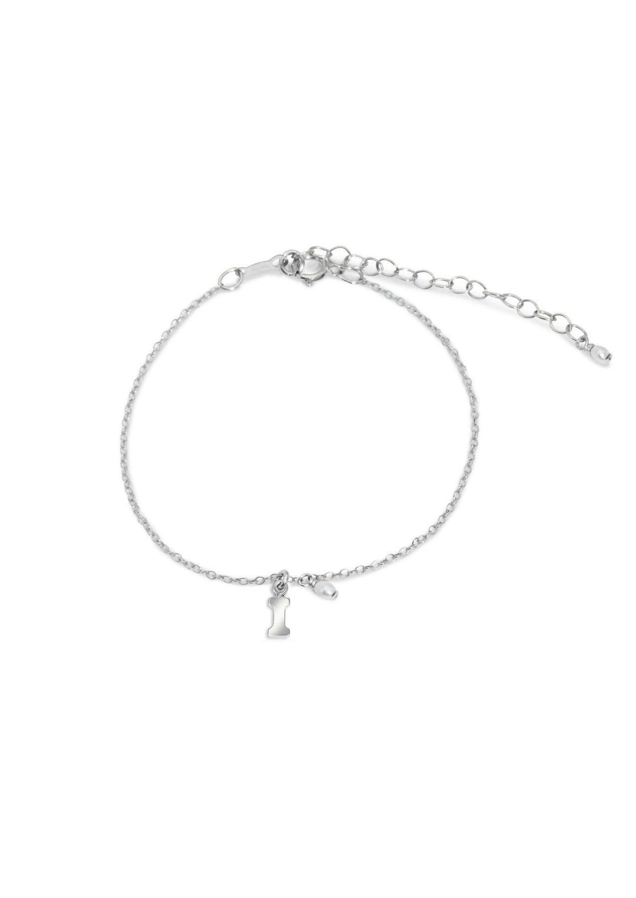 The Initial Silver Charm Bracelet - Molten Store