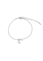 The Initial Silver Charm Bracelet - Molten Store