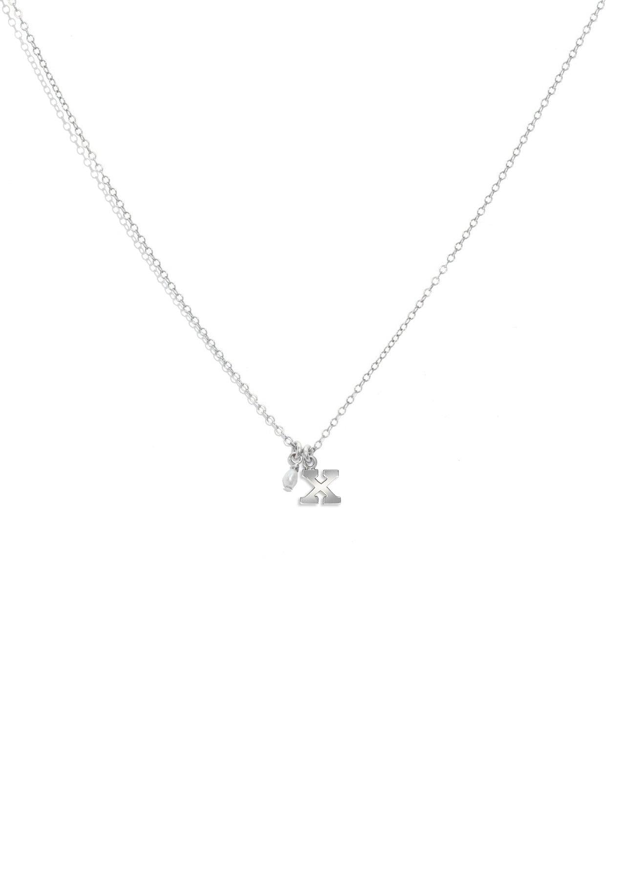 The Initial Silver Charm Necklace - Molten Store