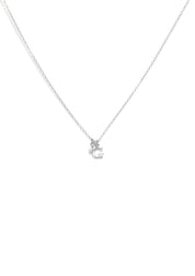 The Initial Silver Charm Necklace - Molten Store