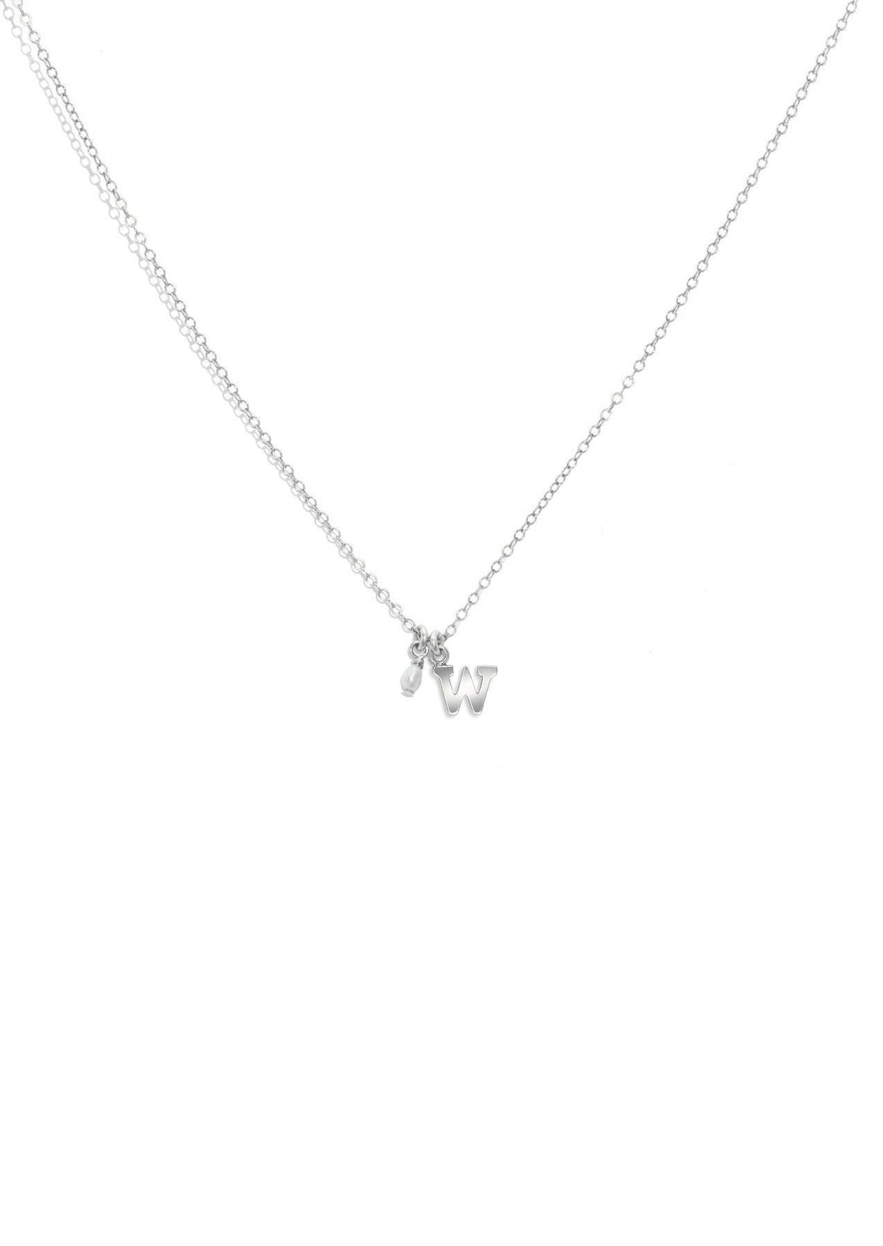 The Initial Silver Charm Necklace - Molten Store