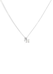 The Initial Silver Charm Necklace - Molten Store