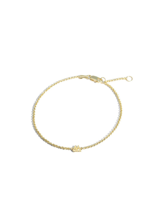 The Insignia 9ct Solid Gold Bracelet - Molten Store