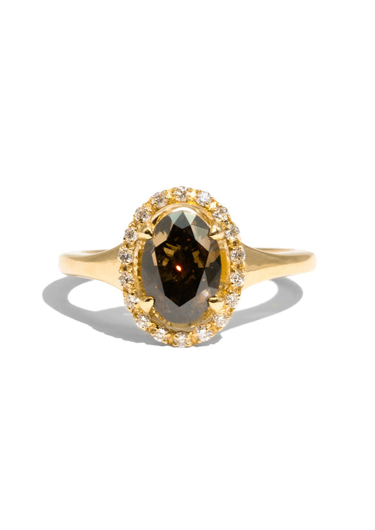 The Iris Ring with 1.58ct Cognac Diamond - Molten Store