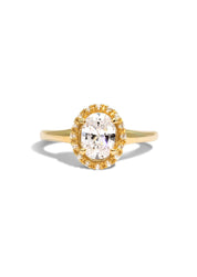 The Iris Yellow Gold Ring Setting - Molten Store