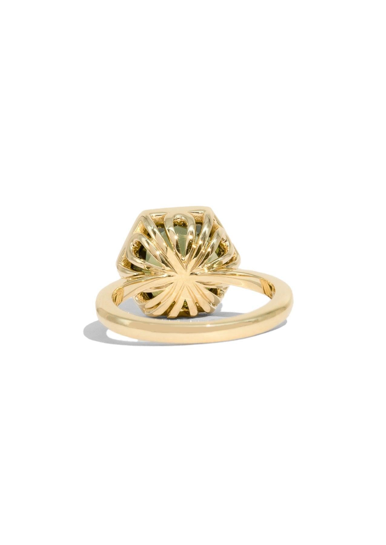 The Isabel Ring with 4.51ct Hexagon Tourmaline - Molten Store