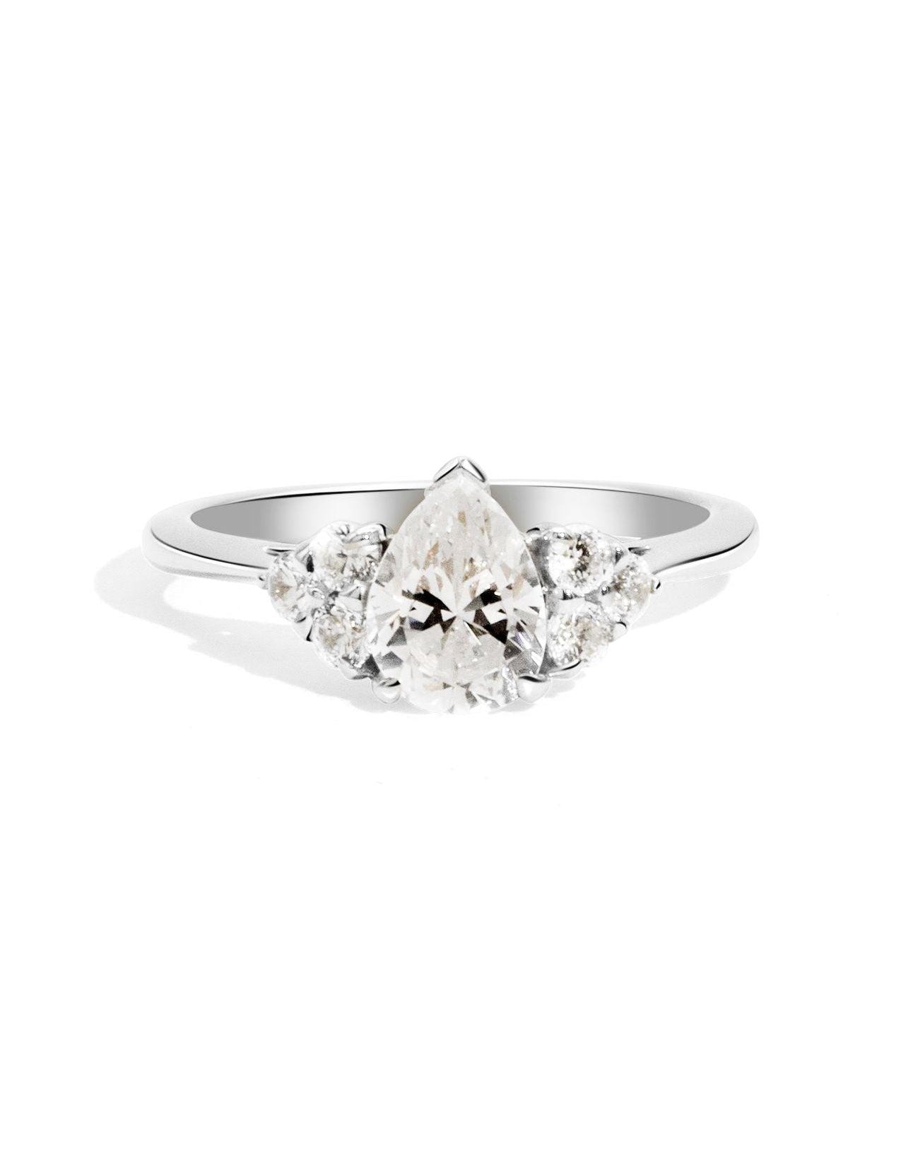 The Ivy White Gold Ring Setting - Molten Store