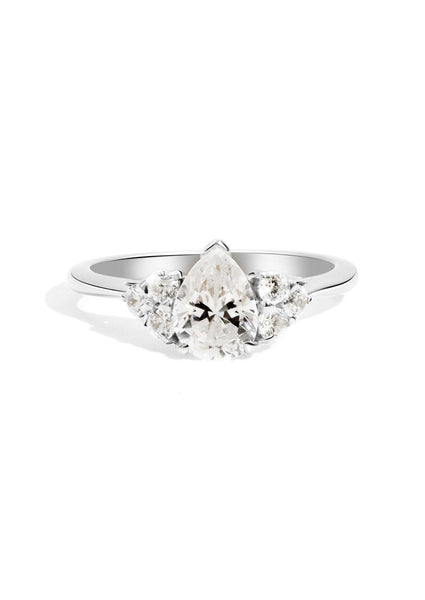 The Ivy White Gold Ring Setting - Molten Store