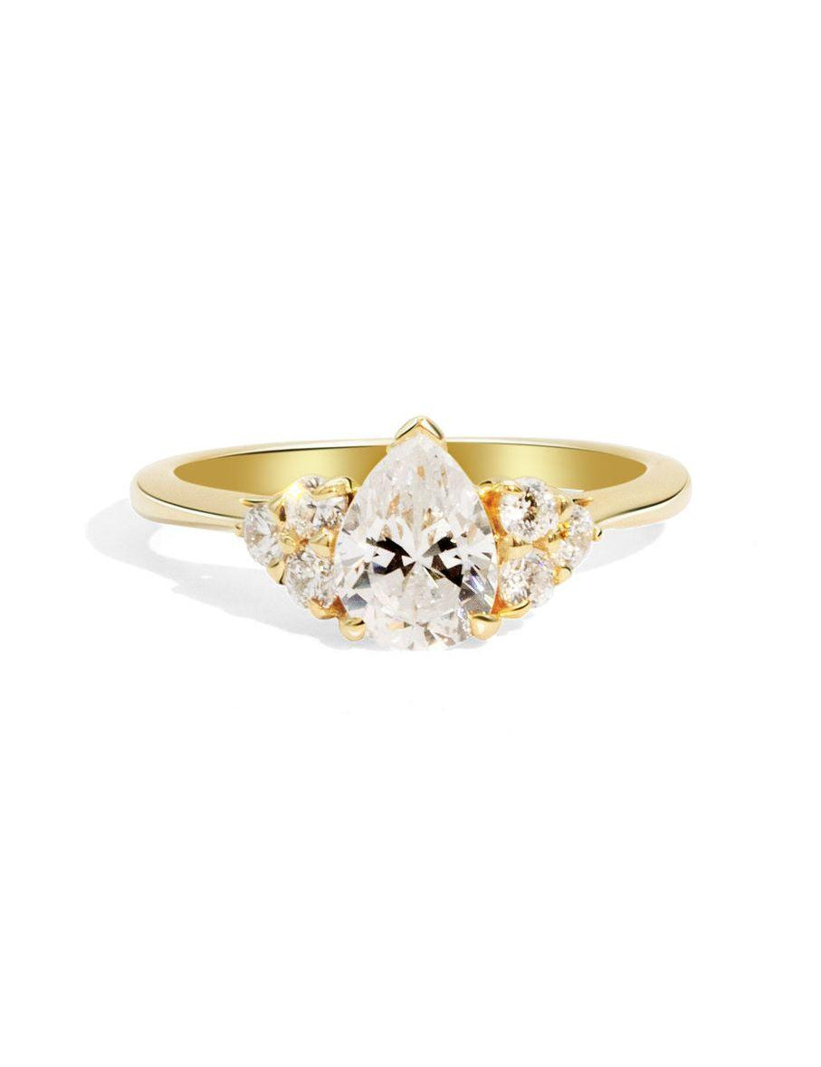 The Ivy Yellow Gold Ring Setting - Molten Store