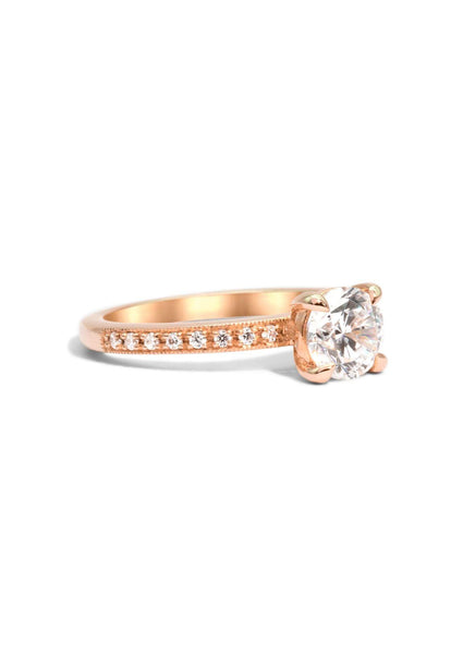 The Juliette Rose Gold Ring Setting - Molten Store