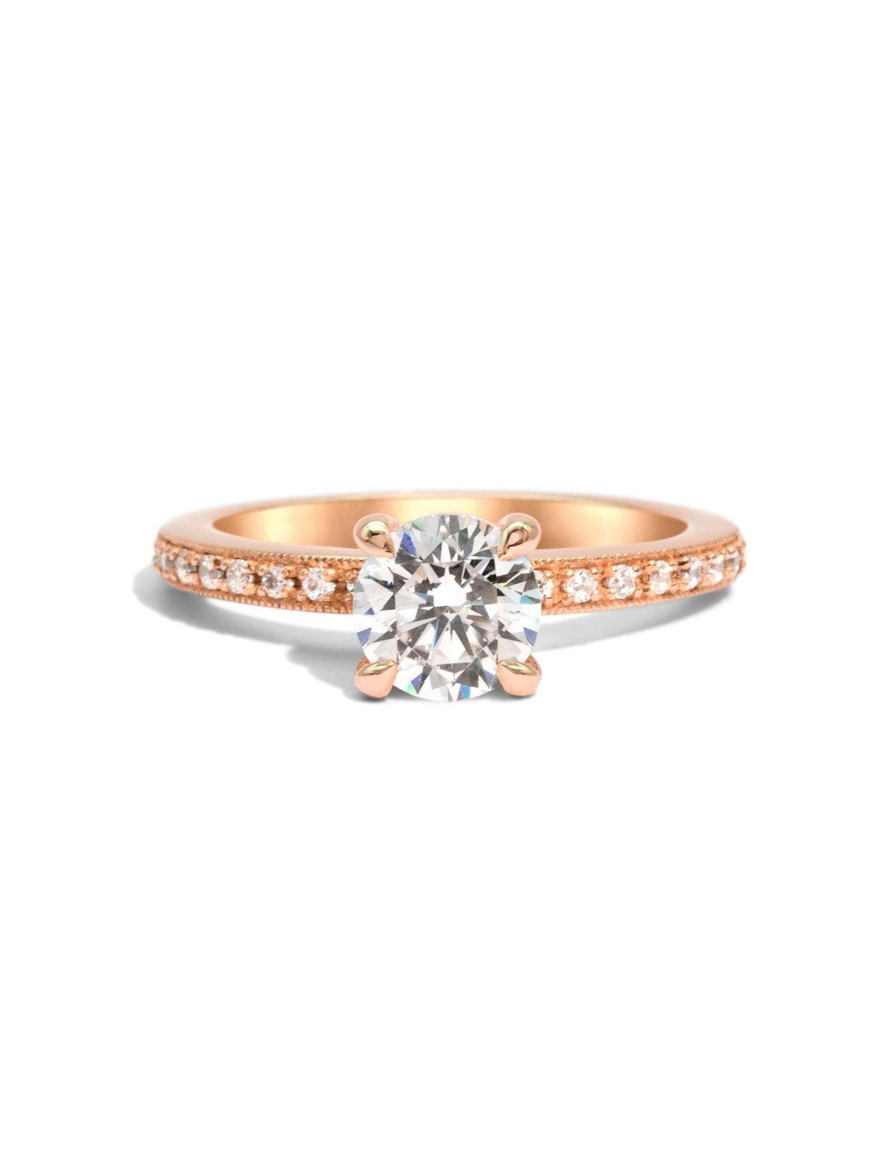 The Juliette Rose Gold Ring Setting - Molten Store