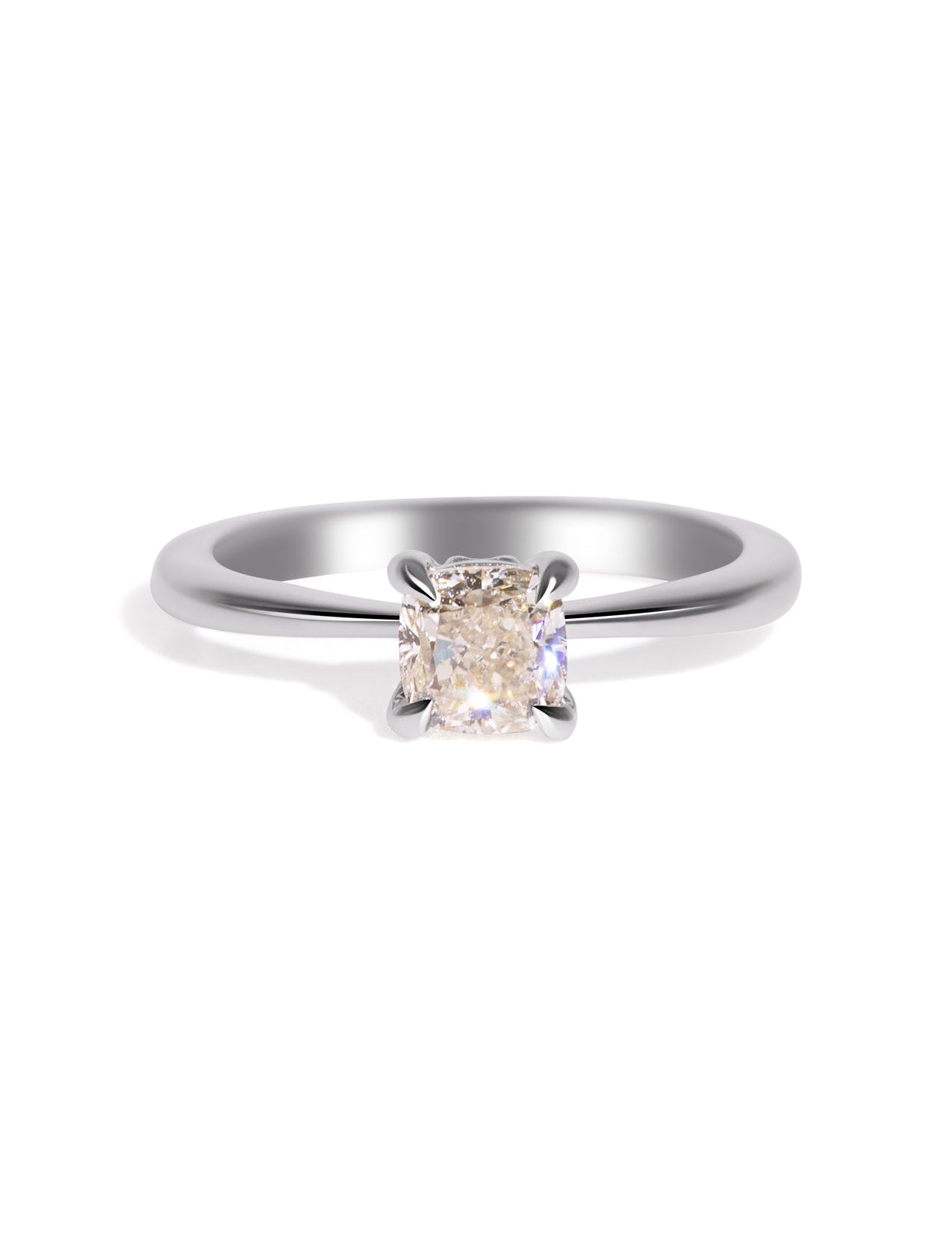 The June Ring with 1.01ct Cushion Diamond - Molten Store