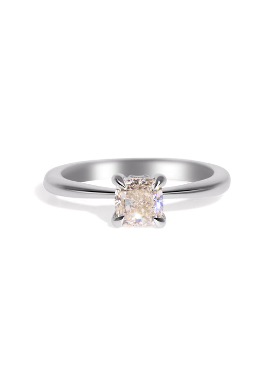 The June Ring with 1.01ct Cushion Diamond - Molten Store