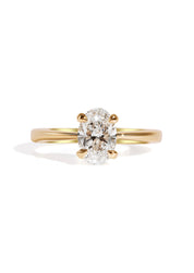 The June Ring with 1.11ct Oval Cultured Diamond - Molten Store