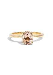 The June Ring with 1.29ct Oval Morganite - Molten Store