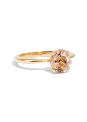 The June Ring with 1.29ct Oval Morganite - Molten Store