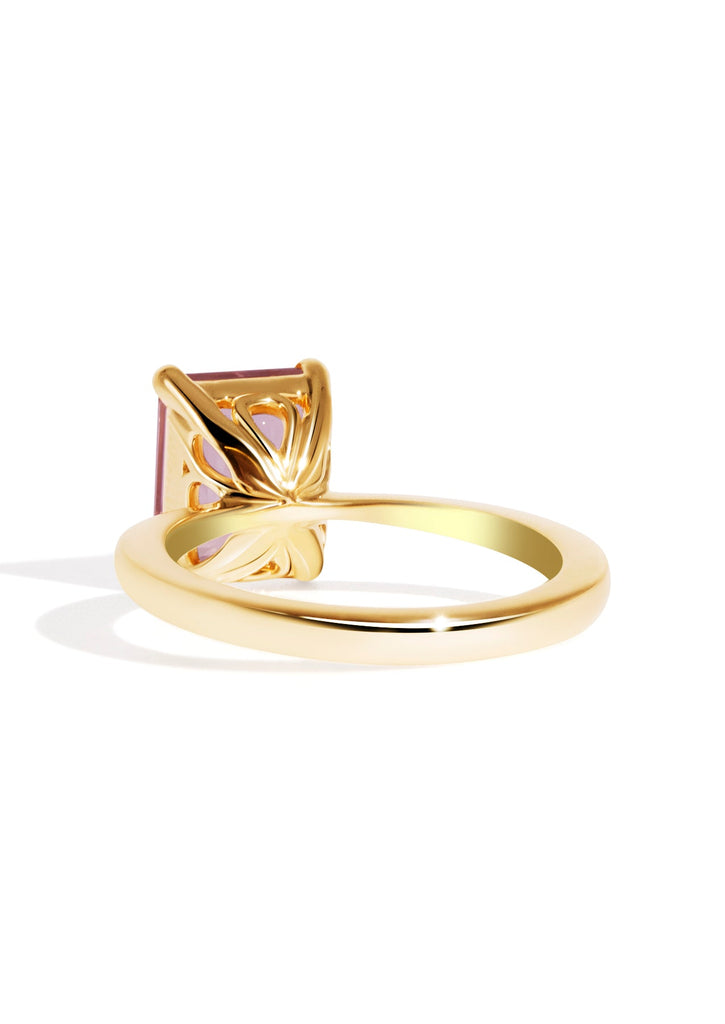 The June Ring with 1.30ct Emerald Morganite - Molten Store